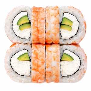 Эксперт Филадельфия с авокадо и креветкой